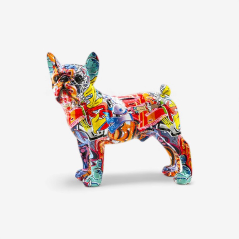 PawSculpt - Bulldog kreativ statue til dekorativ udstilling