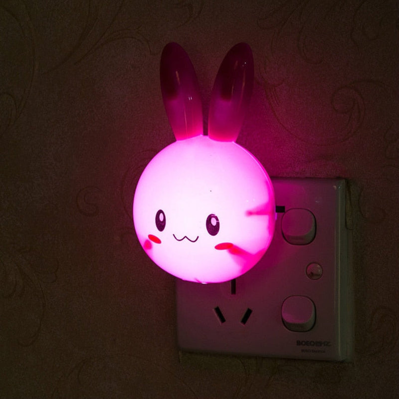 BunnyGlow - Yndig bunny natlampe med blød belysning og charmerende design