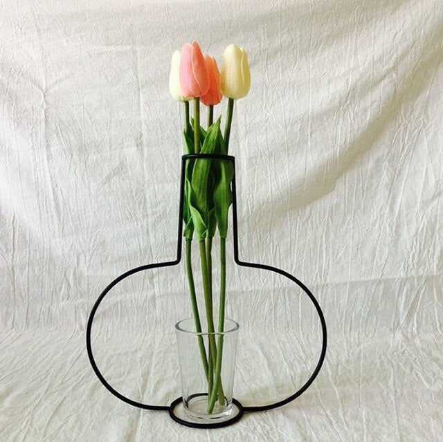 FloraVase - Moderne Minimalistisk Vase Til Stilfulde Blomsterudstillinger