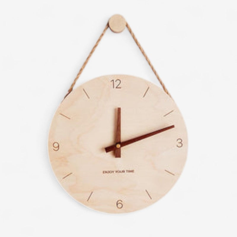 TimeCircle – Minimalistisk vægur med ophængende rundt design