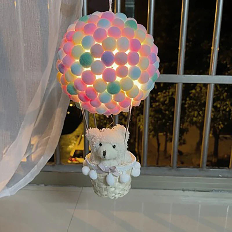 BalloonGlow - DIY varmluftsballon-natlampe med flyvende dyr