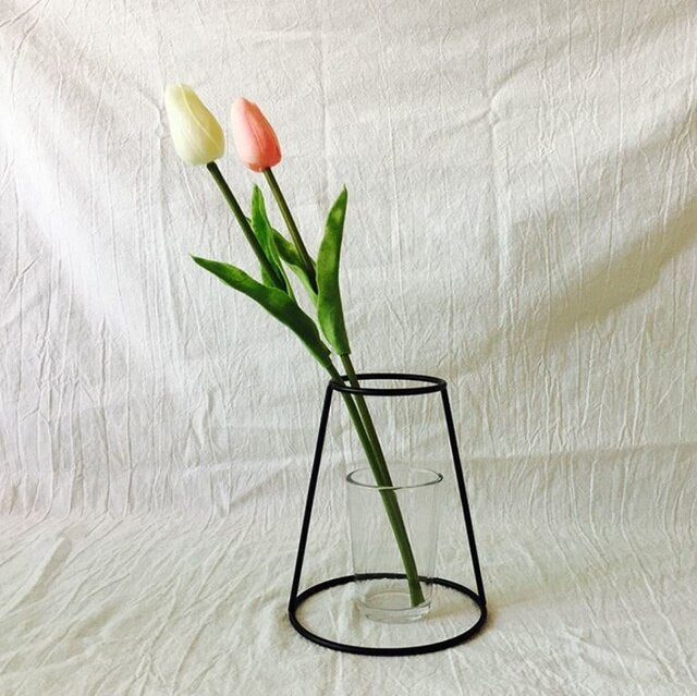 FloraVase - Moderne Minimalistisk Vase Til Stilfulde Blomsterudstillinger