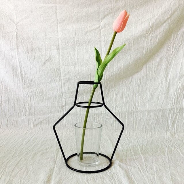 FloraVase - Moderne Minimalistisk Vase Til Stilfulde Blomsterudstillinger