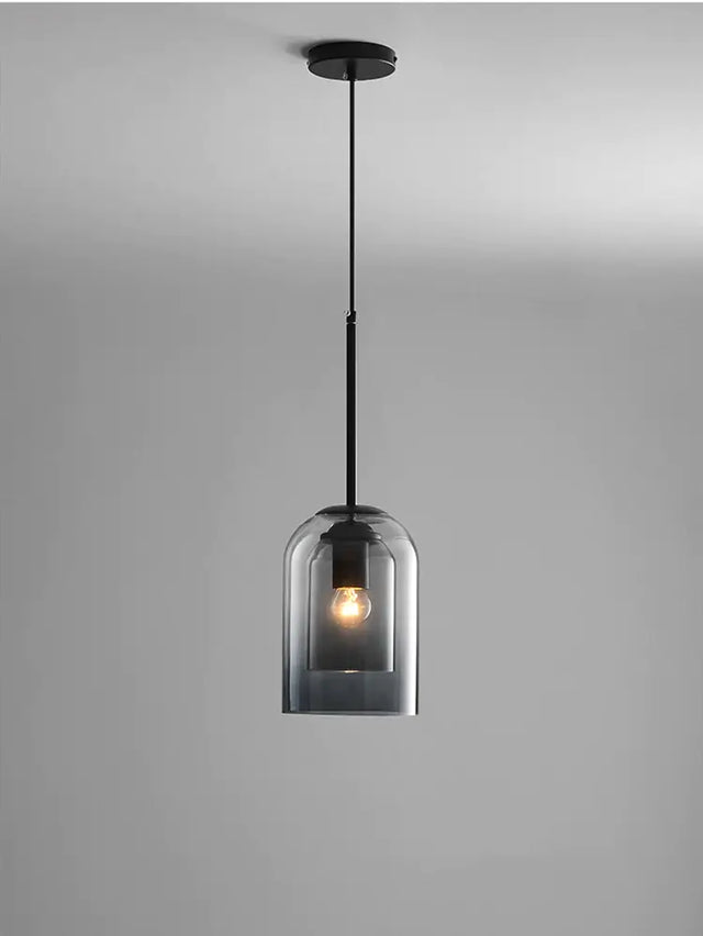 NordicGlow – Nordic Dobbelt Glas Pendellamper til Moderne Stil