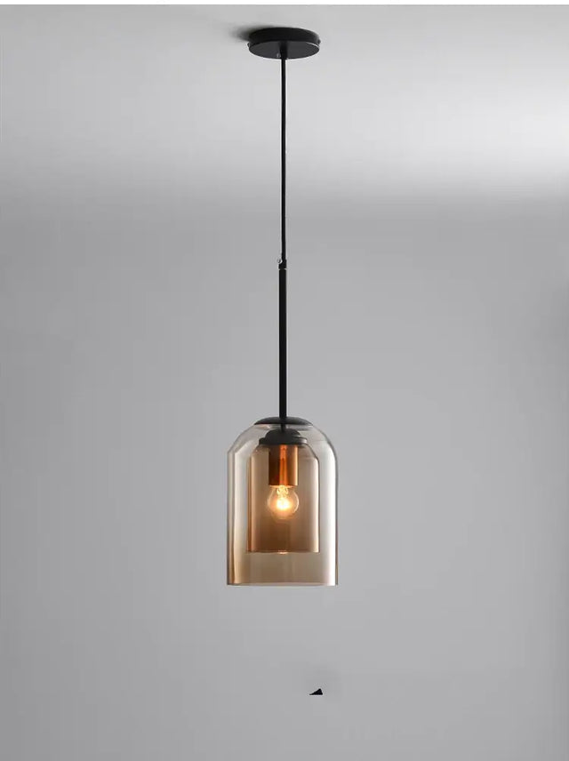 NordicGlow – Nordic Dobbelt Glas Pendellamper til Moderne Stil