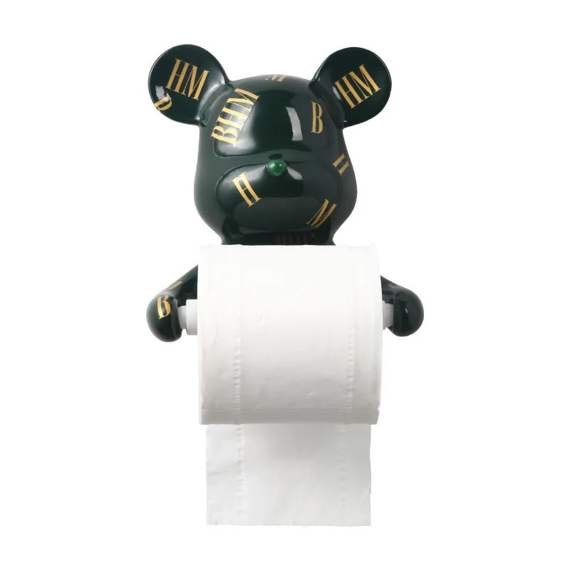 BearEase – Bjørne Toiletpapirholder for Sjov og Funktionel Badeværelsesstil
