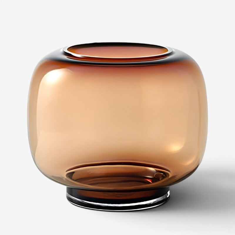 Dekorativ vase med skål design
