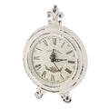 TimelTick – Vintage-inspireret Rundt Ur med Romerske Tal og Rustik Design
