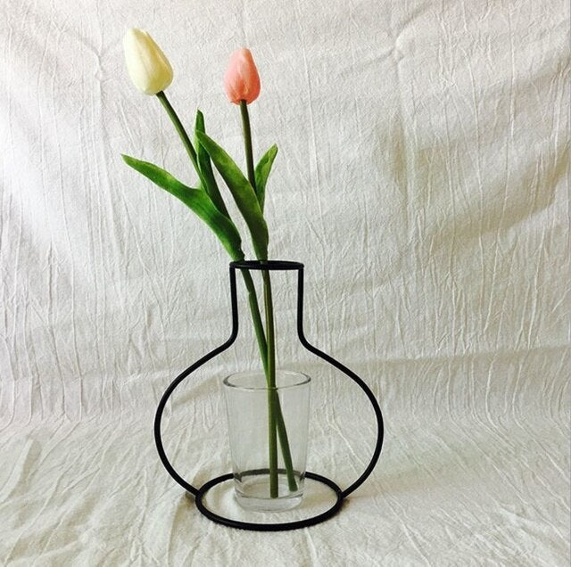 FloraVase - Moderne Minimalistisk Vase Til Stilfulde Blomsterudstillinger