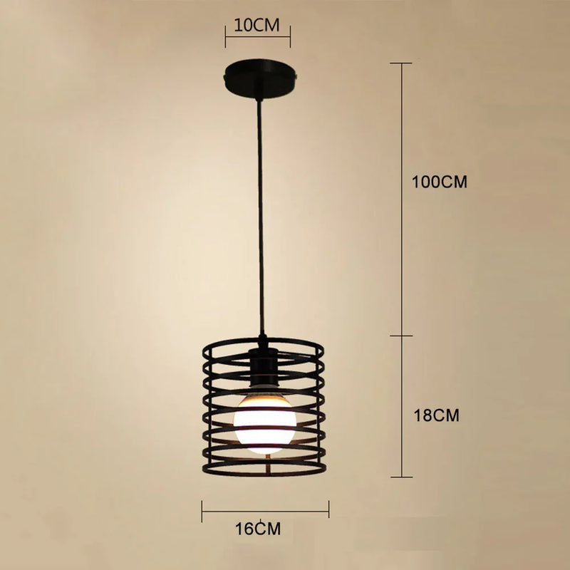 CageGlow - Elegant pendel med brugerdefinerbar LED-pærefatning