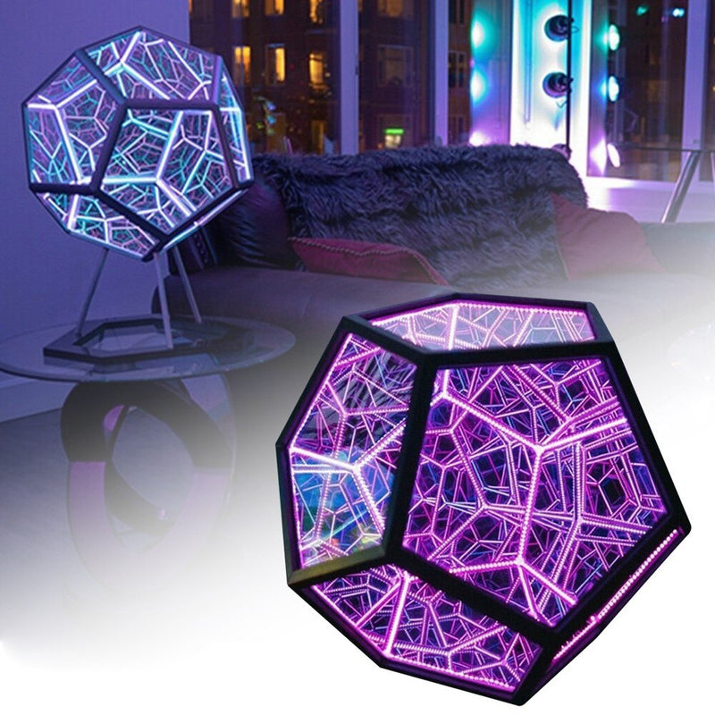 StellaSphere - Geometrisk LED lys med syv farvetilstande