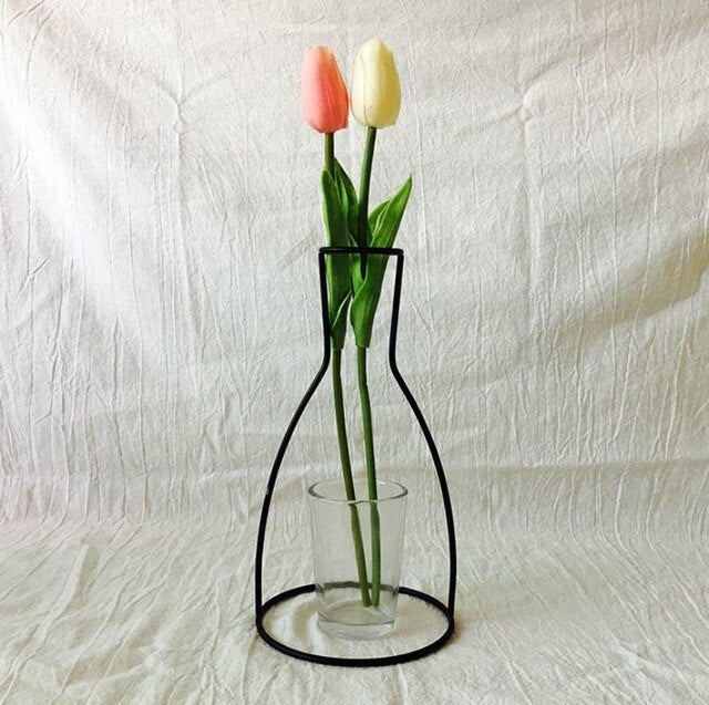 FloraVase - Moderne Minimalistisk Vase Til Stilfulde Blomsterudstillinger