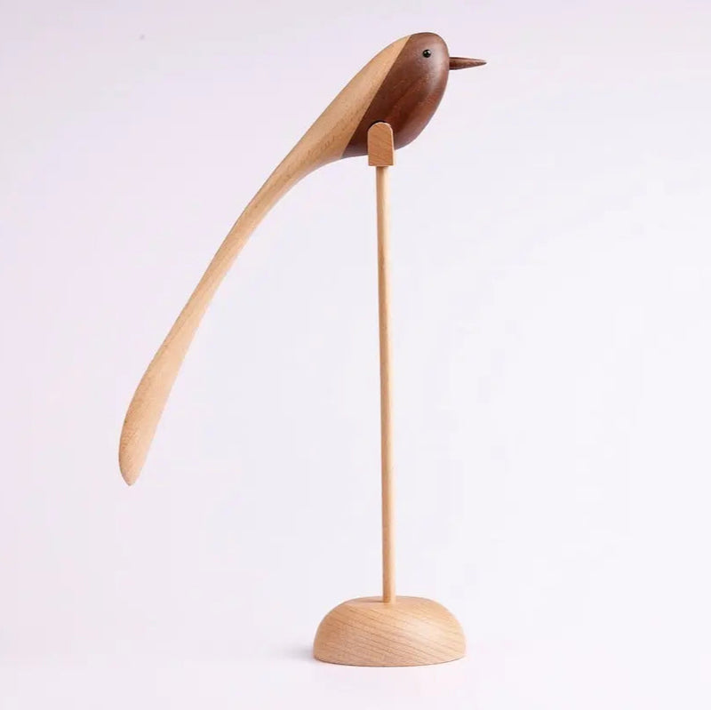NordBird – Skandinavisk fugleskulptur med afbalanceret form og minimalistisk elegance
