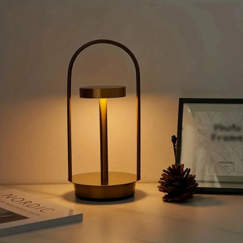 VivaGlo - Bærbar vintage bordlampe med lækkert design