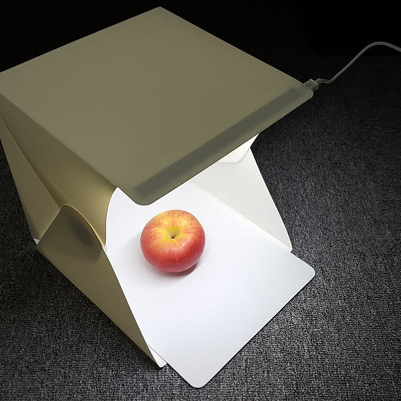 GlowBox – Bærbart lysstudie med indbygget belysning til professionelle fotos hvor som helst