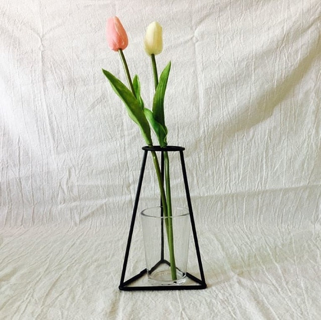 FloraVase - Moderne Minimalistisk Vase Til Stilfulde Blomsterudstillinger