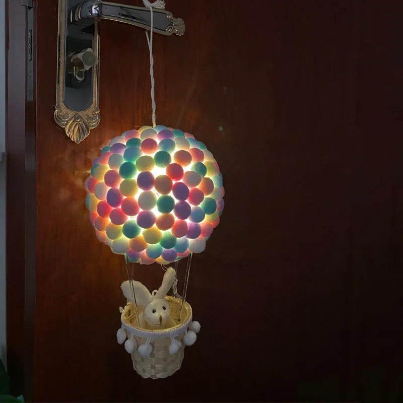 BalloonGlow - DIY varmluftsballon-natlampe med flyvende dyr
