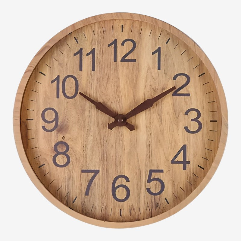 TimeSmart – Rund Vægur med Digitalt Display