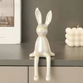 BunnyGleam - Elegant påskeharedekoration til moderne interiør