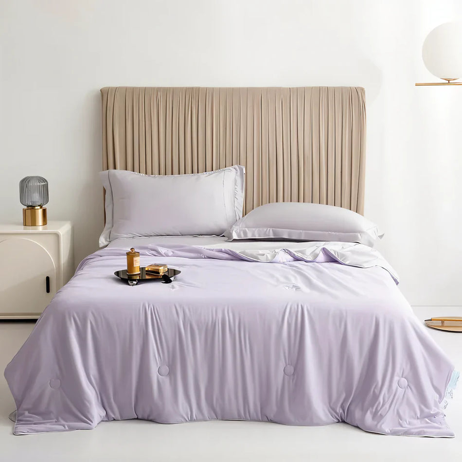 EcoNest - Dobbeltsidet køletæppe til forfriskende sommersøvn