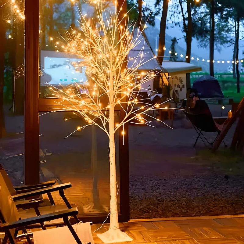 GlowBirch - LED birk træ til julens festlige charme