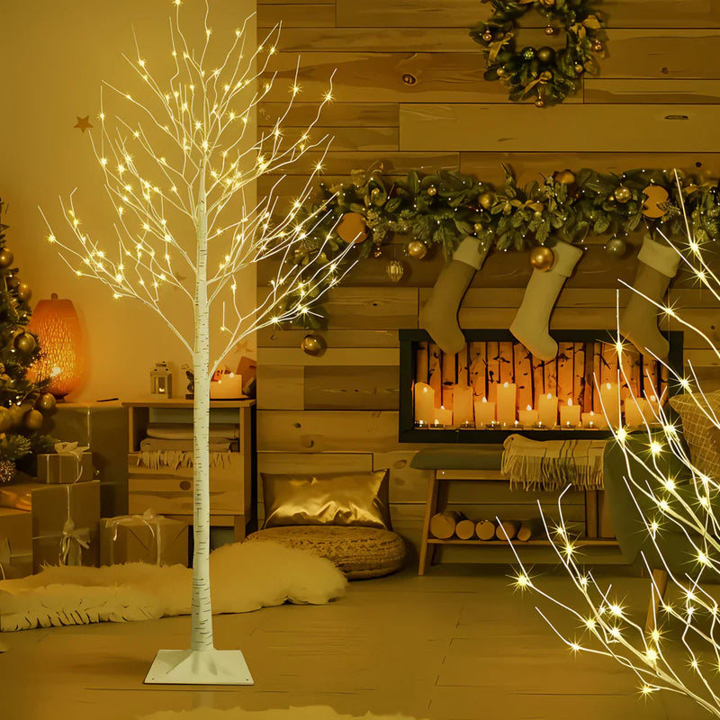 GlowBirch - LED birk træ til julens festlige charme