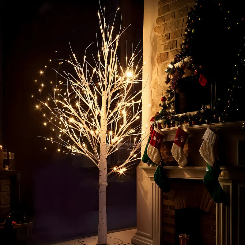 GlowBirch - LED birk træ til julens festlige charme