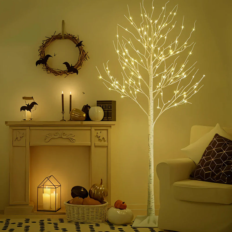 GlowBirch - LED birk træ til julens festlige charme