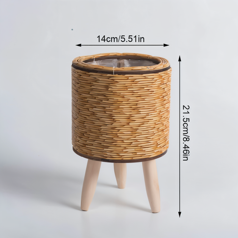 WovenRoot - Dekorativ plantekasse med rustikt inspireret design og tidløs accent til ethvert indendørsmiljø