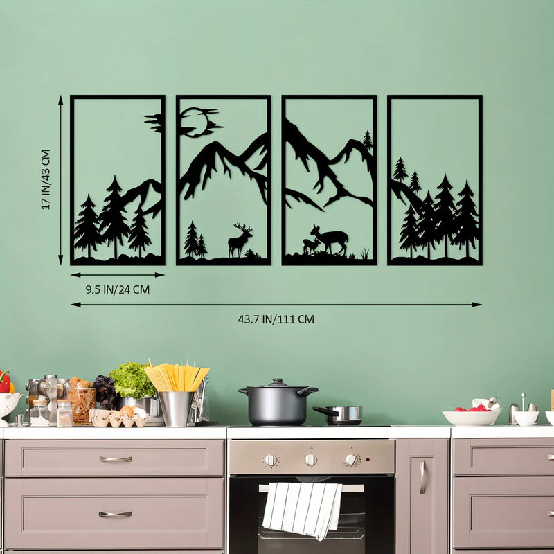 ForestPeaks - Naturinspireret vægkunst til elegante interiører