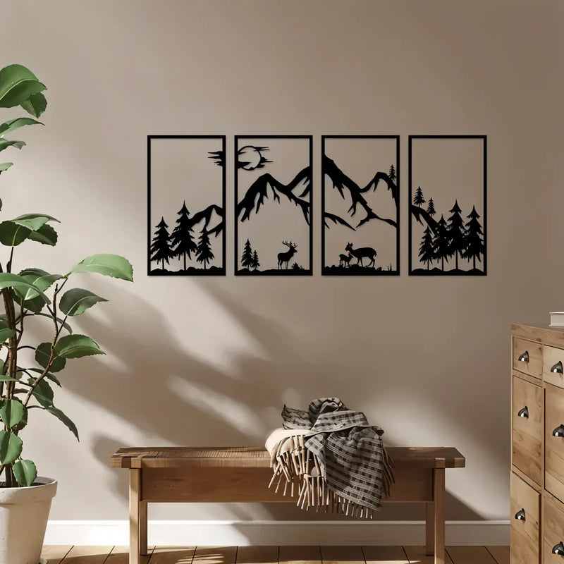 ForestPeaks - Naturinspireret vægkunst til elegante interiører