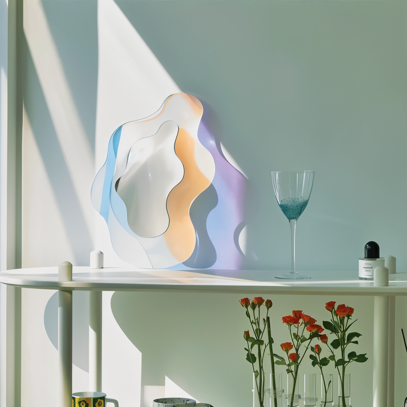 ReflectaForm – Geometrisk spejl med moderne layout og kunstneriske vinkler