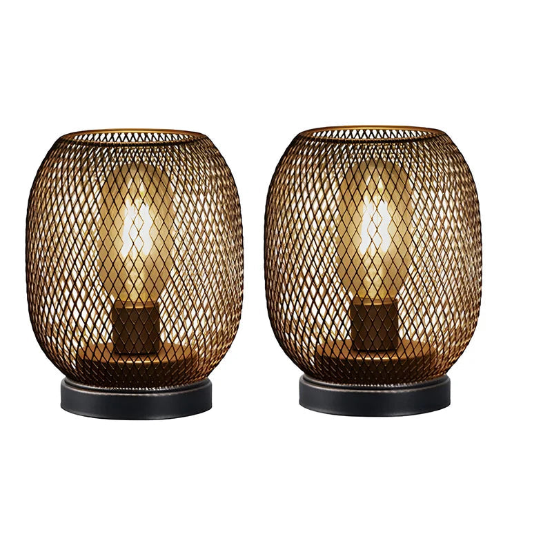 GlowLantern – Batteridrevet LED bordlampe med burdesign