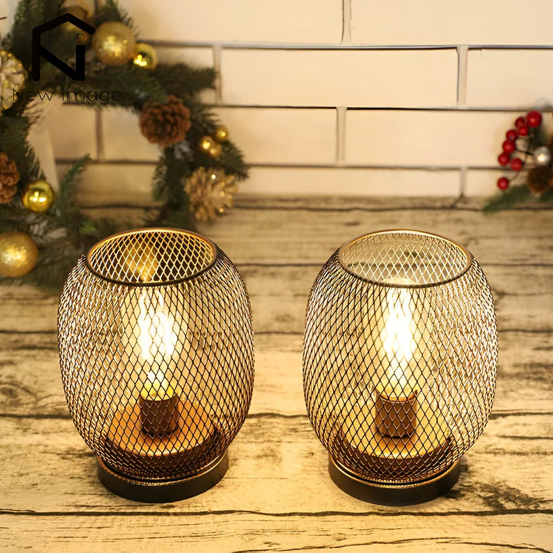 GlowLantern – Batteridrevet LED bordlampe med burdesign