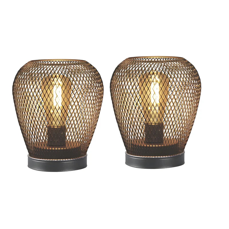 GlowLantern – Batteridrevet LED bordlampe med burdesign