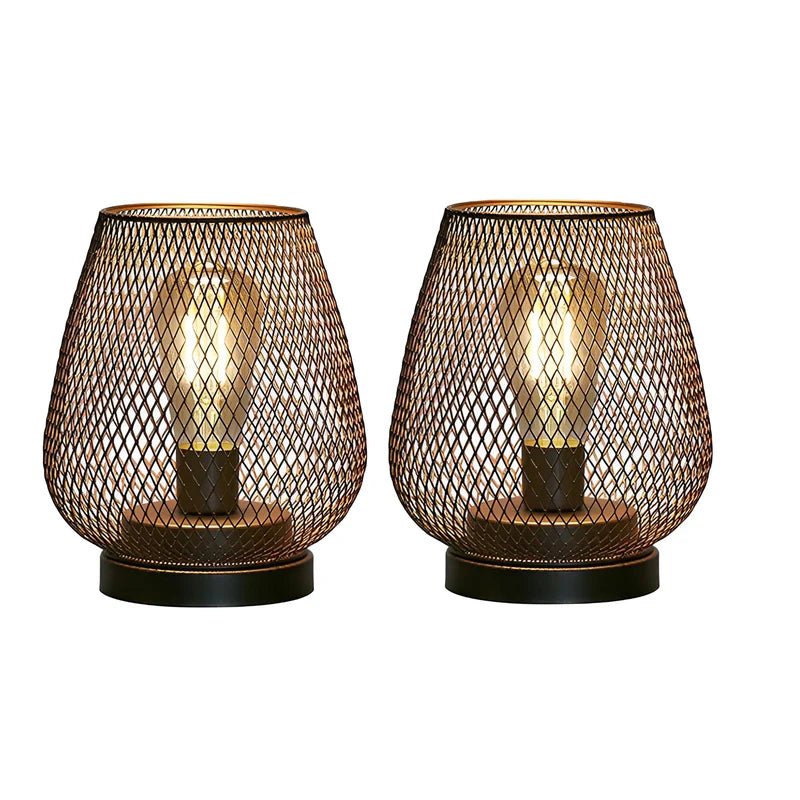 GlowLantern – Batteridrevet LED bordlampe med burdesign