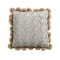 CozyTassel – Stilfuldt pudebetræk med pompon detaljer for et dekorativt touch