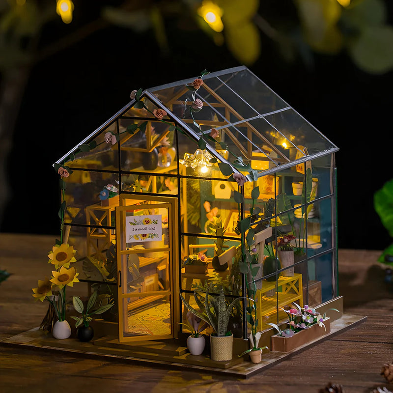 TinyNest – Miljøvenligt gør-det-selv miniature-dukkehussæt til fantasi og sjov
