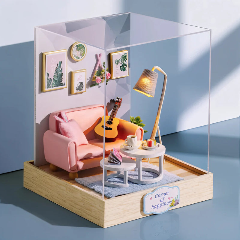 TinyNest – Miljøvenligt gør-det-selv miniature-dukkehussæt til fantasi og sjov