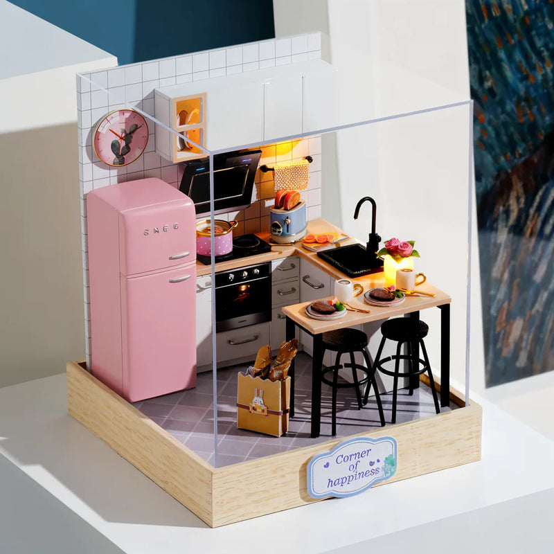 TinyNest – Miljøvenligt gør-det-selv miniature-dukkehussæt til fantasi og sjov