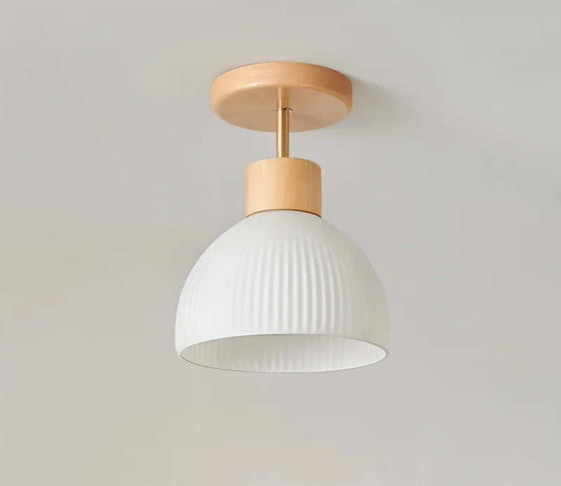 NordicGlow – LED loftlampe med ribbet design og lysstærk belysning