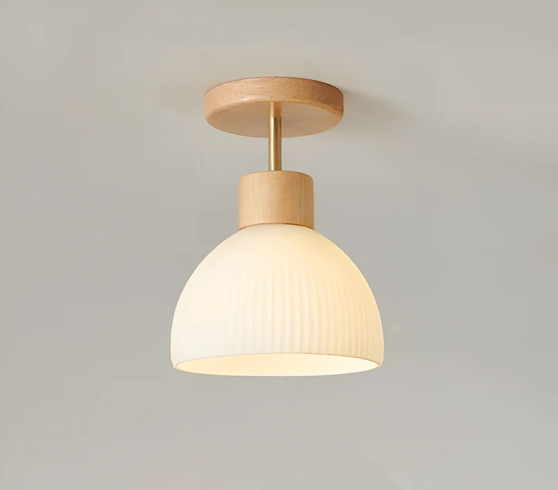 NordicGlow – LED loftlampe med ribbet design og lysstærk belysning