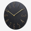TimeMate – Rund Vægur med Digitalt Display og Batteridrift