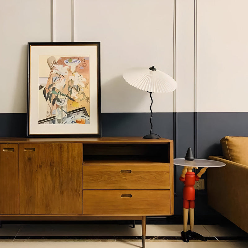 OrigamiGlow – Elegant LED-lampe med bølget design til moderne belysning