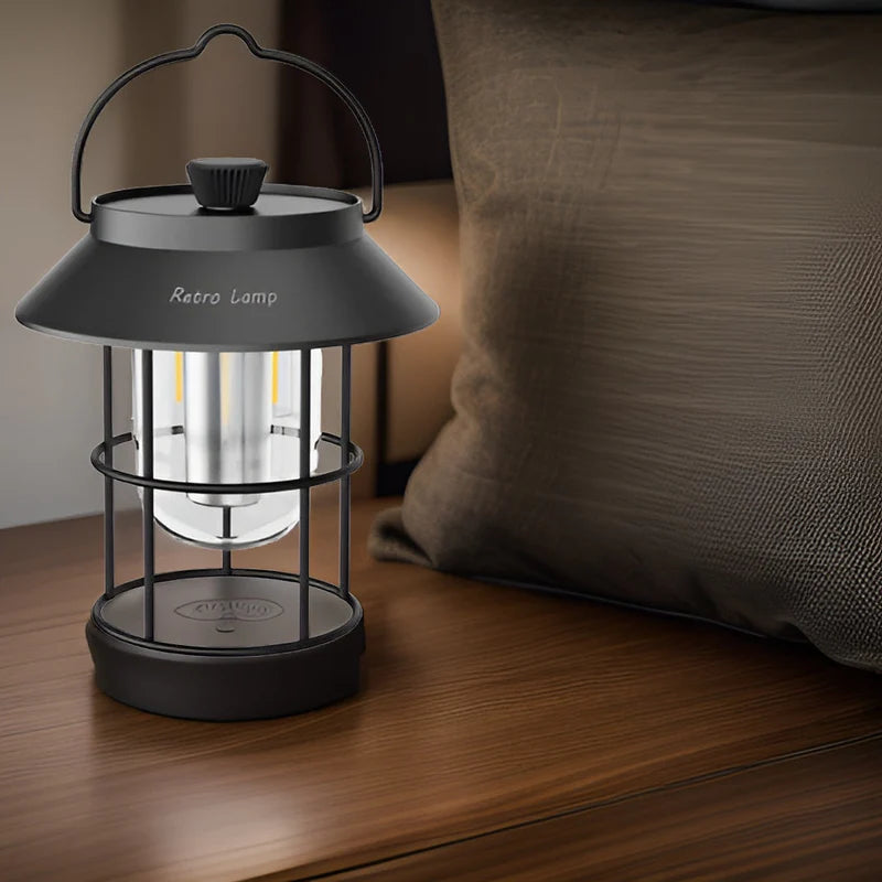 CampGlow – USB drevet trådløs LED lampe til camping og hjemmebrug