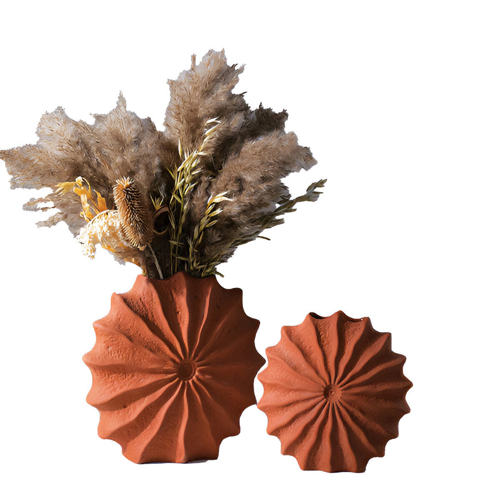 FoldaForm - Geometrisk plantevase med retro elegance til dekoration