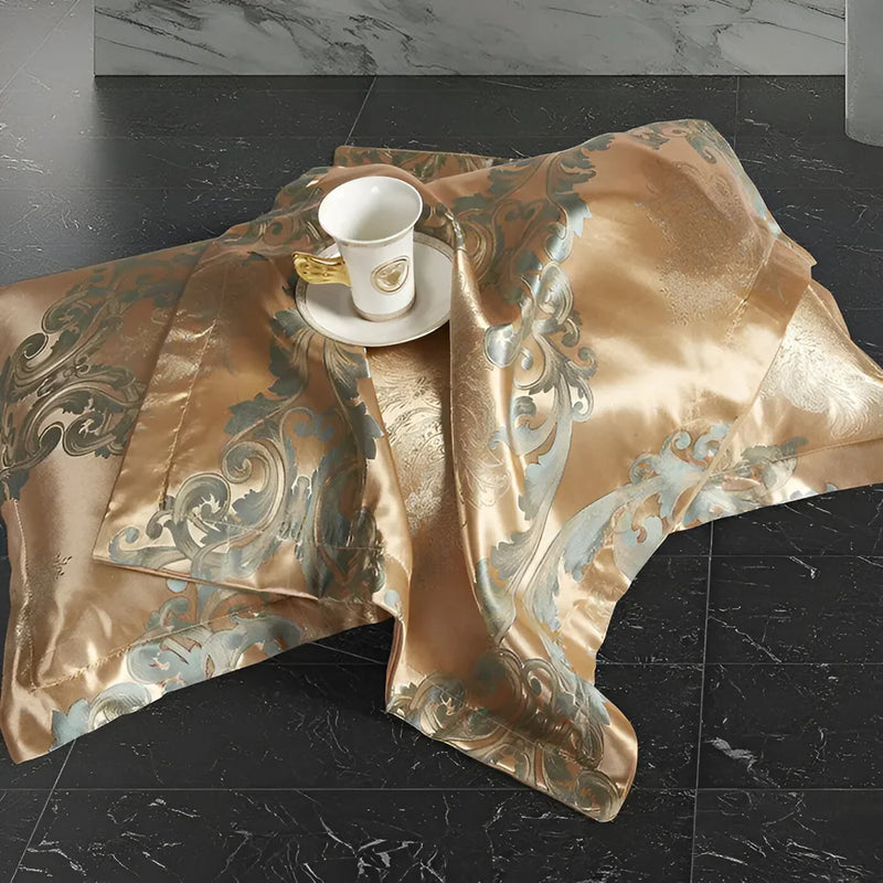 OpalDream – Luksuriøst sengetøjssæt med jacquarddesign og silkeblødhed