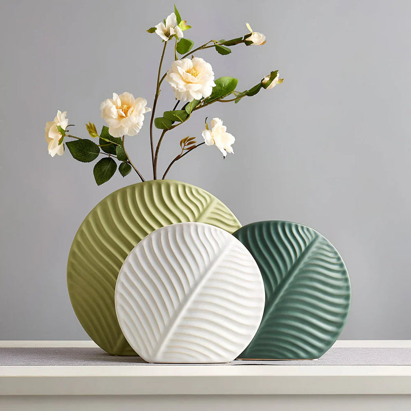 LumiLedge - Håndlavet keramisk vase for elegant enkelhed i rum