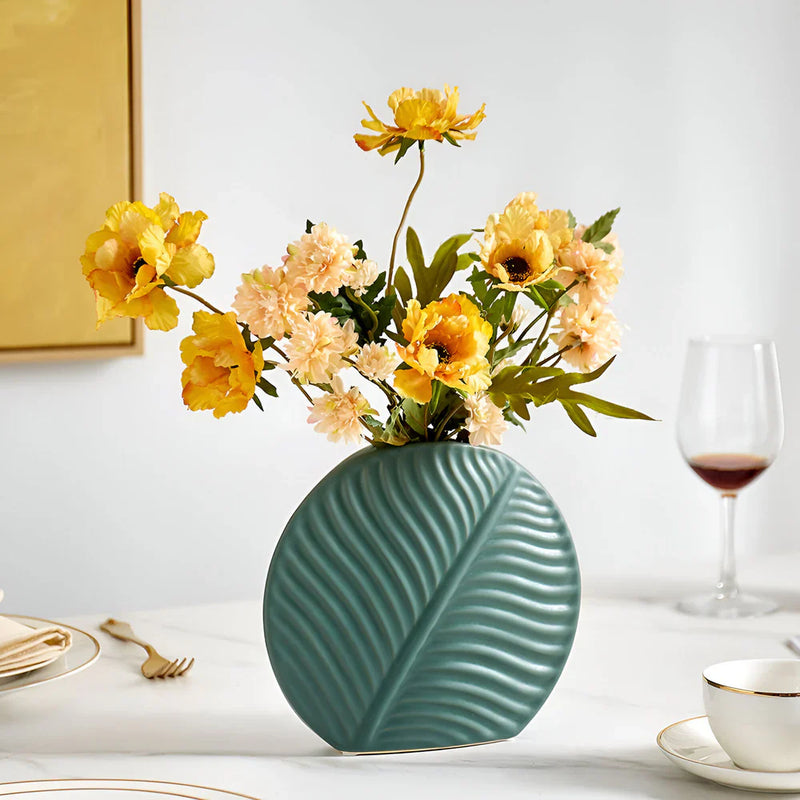 LumiLedge - Håndlavet keramisk vase for elegant enkelhed i rum