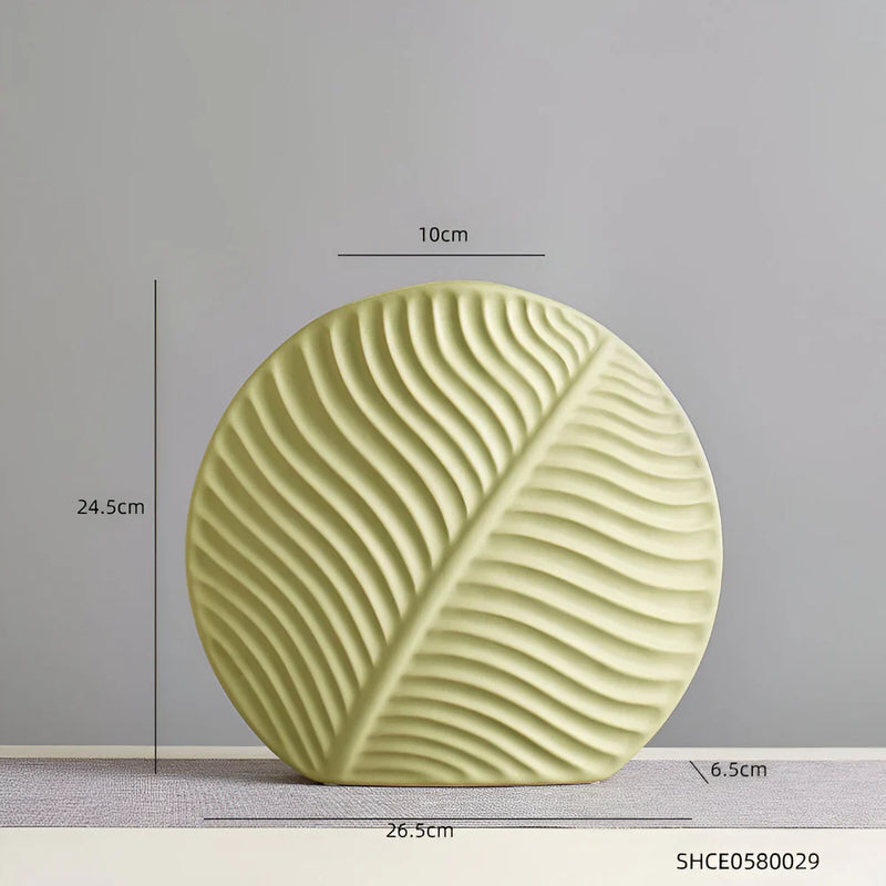 LumiLedge - Håndlavet keramisk vase for elegant enkelhed i rum